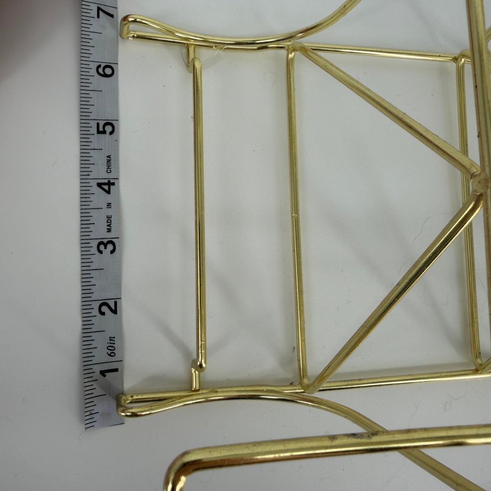 Blogilates 4 Tier Gold Metal Weight Rack 8-Dumbbell Capacity Modern Chic Fitness - Picture 9 of 10